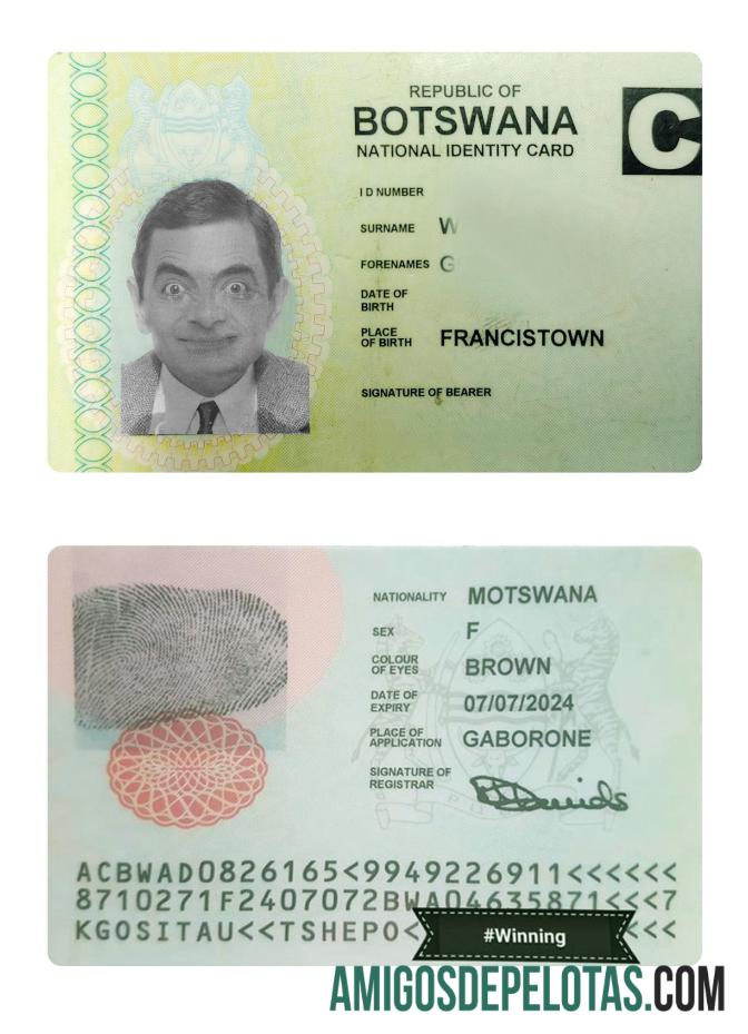 Bilhete de Identidade do Botsuana